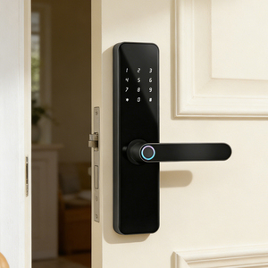 Serrure de porte intelligente Bluelock, empreinte digitale, mot de passe, application, télécommande, serrure électronique pour porte d'entrée d'appartement - Product Image 1