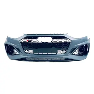 Car Bodikits Original Style Latest RS4 Style Front Bumper With Grill For Audi A4 Modified PP Material 2020 2021 2022