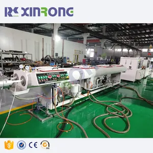 XINRONG-Línea extrusora de tubos de PVC de plástico totalmente automática, línea de producción de tubos UPVC, máquina de fabricación de tubos de agua de PVC