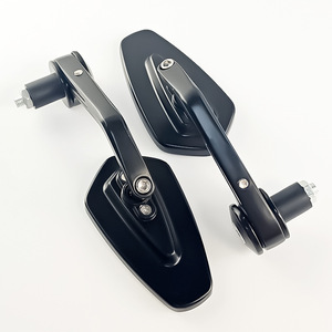 Espejo retrovisor para motocicleta Qiangye, negro y azul, espejo plegable para manillar, protección de seguridad para vehículos eléctricos - Product Image 2