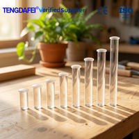 Tige de guidage lumineux de précision de 1,9 mm et 2,4 mm de diamètre, tête champignon, surface mate/givrée, pour tube lumineux LED, contrôle industriel de l'état