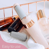Ponceuse électrique pour pieds, outil électronique pour le soin des pieds et l'élimination des peaux mortes, rose