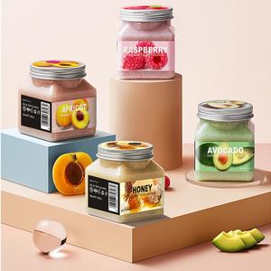 Vente en gros 500ml de crème de gommage exfoliante au café au lait de rose naturel pour toutes les peaux - Product Image 5