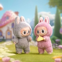 Popmart Labubu les monstres passionnant Macaron jouets en peluche mignon Labubu boîtes aveugles Unique cadeau spécial boîte mystère qualité authentique