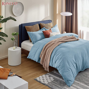 Lady moda — ensemble <span class=keywords><strong>de</strong></span> literie moderne, simple, élégant, <span class=keywords><strong>Beige</strong></span> <span class=keywords><strong>et</strong></span> <span class=keywords><strong>blanc</strong></span>, en microfibre, <span class=keywords><strong>housse</strong></span> <span class=keywords><strong>de</strong></span> <span class=keywords><strong>couette</strong></span> d'hôtel, pour chambre à coucher, vente en gros - Product Image 3