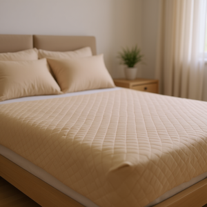 Lenzuolo con Angoli in Cotone Kaki Tinta Unita Elastico per Letto Adulti Tutte le Stagioni Grado A - Product Image 2