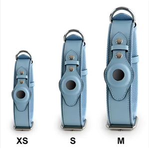 Collar de Perro Ajustable de Alta Calidad Hecho a Mano con AirTag y Rastreo GPS, Collar de Cuero para Perro - Product Image 6