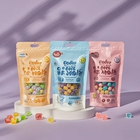 Sac de forme personnalisée en mylar avec fermeture à glissière refermable Emballage de bonbons doux au toucher 3.5g 7g 28g