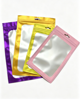 Offre Spéciale : Sachets Mylar Holographiques Anti-Odeur à Faible MOQ pour Emballage de Chouchous et de Bijoux, Idéaux pour la Vente au Détail