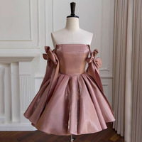 Robe S-3XL en cachemire à col carré style rétro français, jupe bouffante, design nœud, coupe trapèze, taille ajustée, séchage rapide, vente en gros