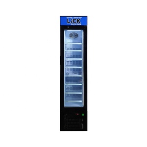 Meisda SD105B Commercial <strong>Slim</strong> Upright <strong>Freezer</strong> with Single Glass Door - Product Image 3