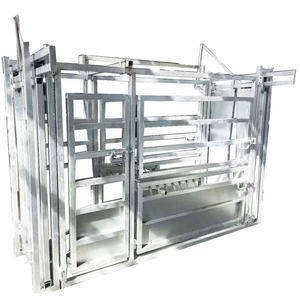 Fonction de pesage galvanisée plongée à chaud de <span class=keywords><strong>goulotte</strong></span> de compression de manipulation de bétail semi-automatique 3D résistante <span class=keywords><strong>Installation</strong></span> facile pour des yards - Product Image 2