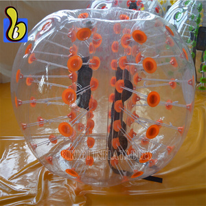 Cheap Kid Size Transparent <strong>Bubble</strong> with One- Colour Dots Inflatable <strong>Bubble</strong> Ball <strong>Football</strong> - Product Image 3