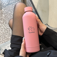 Nouvelle tasse thermos sous vide pour vin rouge avec motif chien de dessin animé, en acier inoxydable 304 de qualité alimentaire, tasse spécialisée