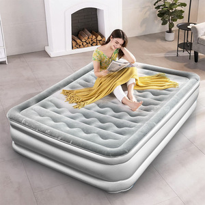 Cama de Aire Inflable Automática Reforzada, Tamaño Grande, para Varias Personas, Uso Doméstico, Resistente al Desgaste, Gris, PVC Ecológico - Product Image 2