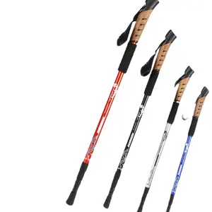 Brand New Design Trekking Poles Voor Mannen Licht Women's Trekking Poles Aluminium Trekking Poles Ultralight Met Lente Demping