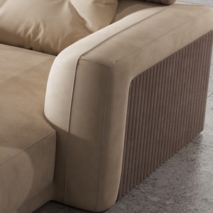 L Hình Da Biệt Thự Đồ Nội Thất Góc Cắt Modular Ghế Sofa Thiết Kế Hiện Đại Sang Trọng Sofa Cho Nhà - Product Image 6