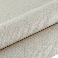 Rouleau de toile d'art en mélange de coton et de lin personnalisé 403gsm texture moyenne fine 3.2m rouleau de toile de grand format pour toile tendue