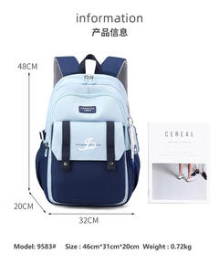 Wholesale 2024 Fashion Unisex <b>School</b> <b>Backpack</b> for Teenagers Boys Girls College Students High Quality Zipper <b>Waterproof</b> Polyester - Product Image 2