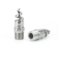 Buse de pulvérisation spirale en acier inoxydable 316L, filetage mâle, cône plein anti-colmatage SPJT, pour dépoussiérage, refroidissement, lavage et protection incendie
