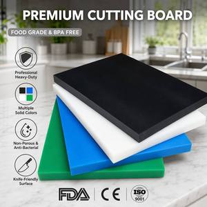 Planche à découper en plastique recyclé HDPE durable - Taille, couleur et motif personnalisés, planche à découper de qualité alimentaire non toxique pour la <span class=keywords><strong>cuisine</strong></span> - Product Image 1