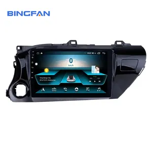 Nhà Máy Cung Cấp 10Inch 2din Android 10 Hệ Thống Màn Hình Điện Dung Đầy Đủ Màn Hình Cảm Ứng Car Radio Cho Toyota Hilux 2016-2018 Car Player