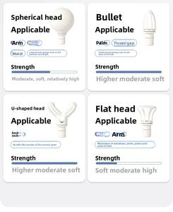 Pistola de Masaje Eléctrica Portátil Pequeña para Tejido Profundo, 2025, Superventas, <span class=keywords><strong>Mini</strong></span> Pistola de Percusión Corporal con 5 Cabezales de Masaje, Control de Velocidad, Musical - Product Image 6