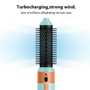 หวีลมร้อน 5 in 1 สำหรับยืดผม ม้วนผม เครื่องมือทำผมอเนกประสงค์เคลือบไทเทเนียมทัวร์มาลีน - Product Image 4