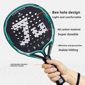 Jusain 12K T700 Raqueta de Pádel de fibra de carbono completa Ligero 365G Pala de tenis de playa profesional - Product Image 4