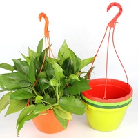Panier suspendu en plastique, pot de fleurs, produit de jardin pour pépinière