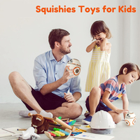 Juguetes Blandos de Peluche de Bola Robótica de Ascenso Lento para Niños, Material de PU, Marca Xy