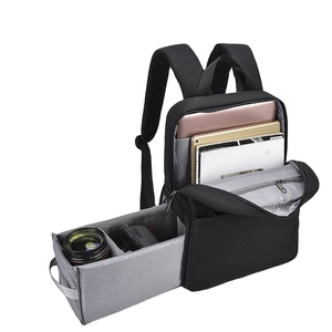 Professional <b>Laptop</b> Backpack L4 Generation Double Layer Large Capacity Travel Bag Tripod <b>Holder</b> Waterproof Camera Backpack - Product Image 1