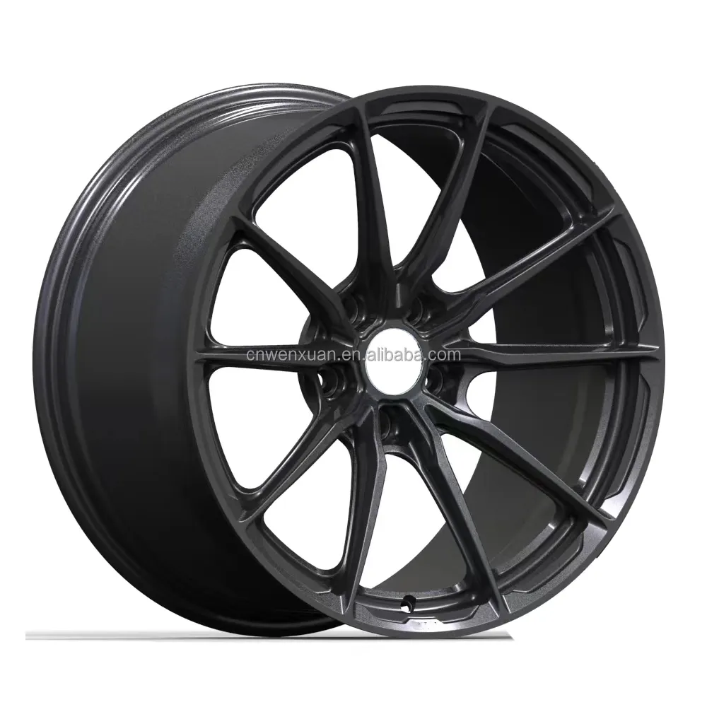 17 18 19 20 21 22 23 24 Inch Forged Wheels 5x114.3 Matt gunmetal Color 6061 t6-Aluminum Alloy Wheels Rims For Car