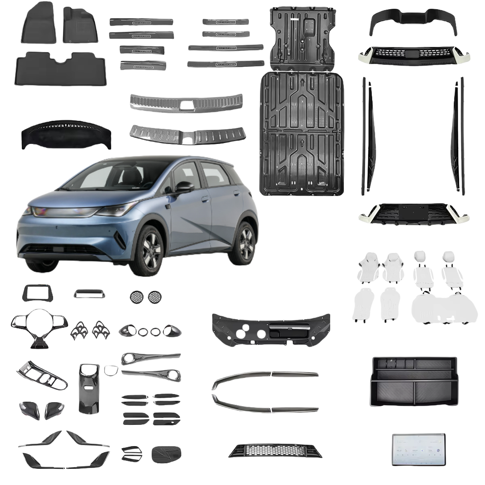 Wholesale Accessories Auto Parts Exterior Rearview Mirror Cover Assembly Car Body Kit for BYD Dolphin