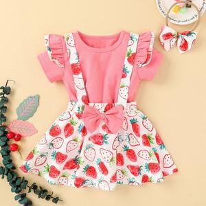 Ensemble de vêtements pour bébés filles nouveau-nées, robes mignonnes pour tout-petits, robes d'été pour fête d'anniversaire, jupes tutu pour enfants - Product Image 5