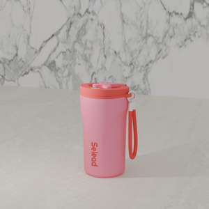 Tasse à café d'affaires isolée sous vide en <span class=keywords><strong>acier</strong></span> inoxydable de luxe de 550ml <span class=keywords><strong>bouteille</strong></span> d'eau avec gobelet de conception de corde pour une utilisation au bureau - Product Image 1