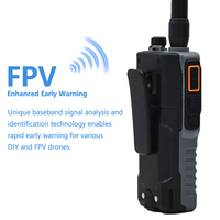 Dispositif de détection de drones 70 MHz-6,2 GHz pour DJI Autel Hubsan FPV DIY UAV avec portée de 1,5 km et récepteur de signal de bracelet de 500 m