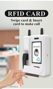 โทรศัพท์สาธารณะแบบหยอดเหรียญสำหรับใช้งานกลางแจ้ง รองรับ OEM ODM 4G LTE WiFi หน้าจอสัมผัสขนาดใหญ่ 10 นิ้ว เหมาะสำหรับโรงเรียนนานาชาติ พร้อมวิดีโอและบริการตนเอง - Product Image 6
