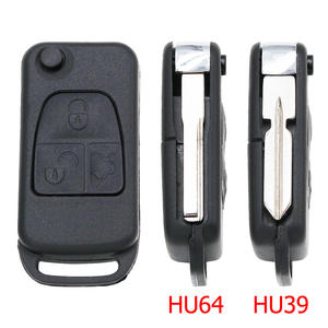 Para Mercedes-Benz C E S 3 botón remoto (Infra rojo) Fob S-infierno caso HU39 hoja HU64 hoja - Product Image 1