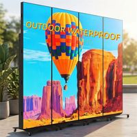 Écran LED pliable IP65 étanche pour extérieur, solution d'affichage commerciale portable ultime pour les événements, la vente au détail et la publicité