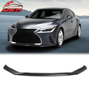 Pour Lexus IS300 2021-2025 IKON Lèvre de pare-chocs avant Noir mat Spoiler de menton séparateur Kit carrosserie de haute qualité - Product Image 1