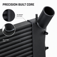 Kit d'intercooler 50 mm compatible usine pour VW Golf VI GTI 2.0 TSI EA888 2009-2013 – Amélioration du refroidissement du turbo