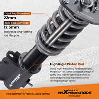 Amortiguadores MaXpeedingrods con Ajuste de 24 Niveles para Mitsubishi Lancer ES OZ CS6A FWD 2002-2006