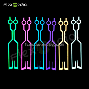 עיצוב חדש אופנוע אור מדבקה קסדת אל אופנוע נרא סימן זוהר הקסדה מדבקה - Product Image 4