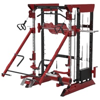 Système de poulies multi-câbles à usage commercial, cage de musculation, machine Smith, rack de musculation, tout-en-un, appareil d'entraînement multifonctionnel