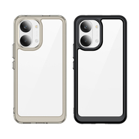Coque de téléphone transparente en acrylique colorée Lichicase pour Xiaomi Poco X8 Pro X8 Pro Max, protection antichoc