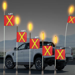 Poste <span class=keywords><strong>de</strong></span> bandera <span class=keywords><strong>de</strong></span> advertencia <span class=keywords><strong>de</strong></span> seguridad 3M para camión con bandera reflectante <span class=keywords><strong>de</strong></span> 30,5x31cm Base <span class=keywords><strong>de</strong></span> resorte <span class=keywords><strong>de</strong></span> liberación rápida <span class=keywords><strong>Simpson</strong></span> Desert Vehicle 4WD Towing - Product Image 3