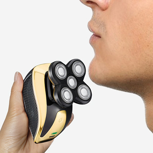 USB Rechargeable <b>Rotary</b> Shaver Men Five Blade IPX5 Waterproof Beard Trimmer Face Household Hotel Face Hair Cutting <b>Machine</b> - Product Image 3