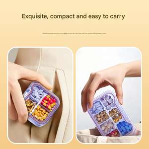 Organisateur de pilules minceur 7 jours, boîte à médicaments portable scellée personnalisée, tri des pilules pour trois repas par jour - Product Image 4