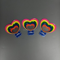 Populaire Papier Carton Coeur Diffraction Lunettes Coeur Lunettes Parti Lunettes Montre Coeur